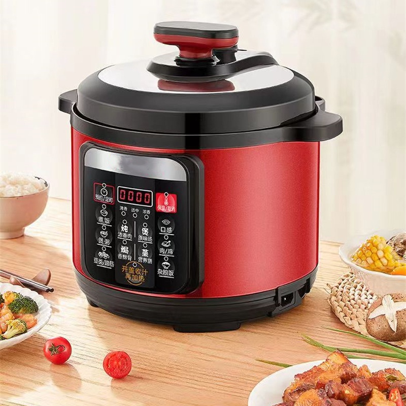 Electric Pressure Cooker Red 