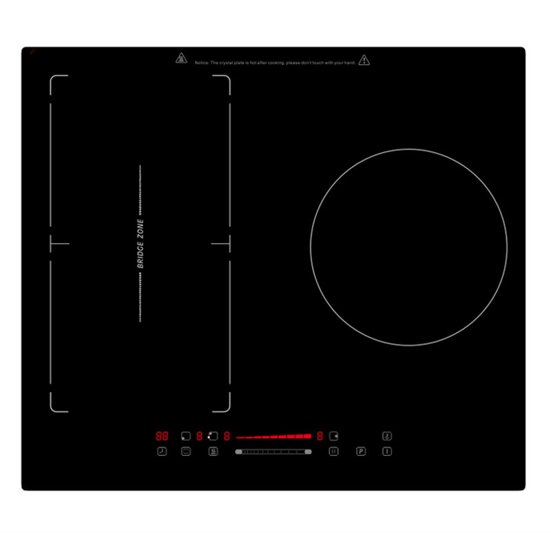 Induction Hob 3 Burners BBQ