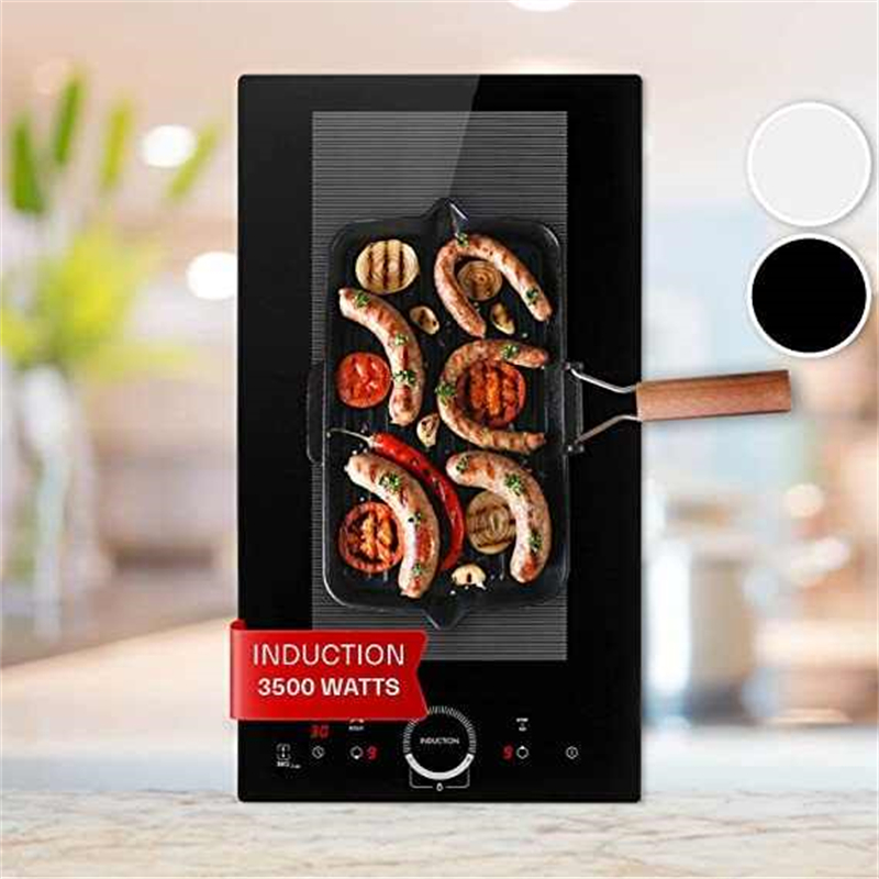 Induction grill hob 2 burners